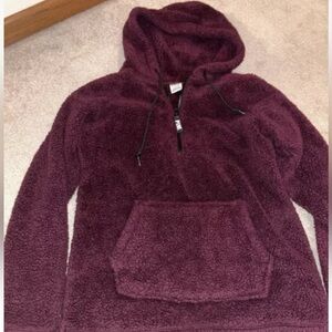Victoria’s Secret PINK 1/4 Zip Fleece Pullover- Size Small